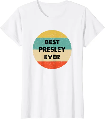 Vista 23 de Camiseta Presley Name, Negro, S