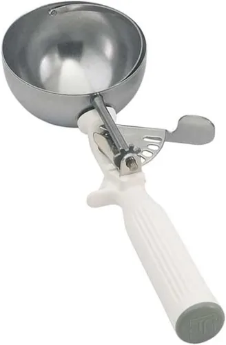 Vista 5 de Cuchara de helado Vollrath, acero inoxidable, tamaño 6, Negro