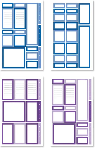 Vista 7 de Rongrong Calcomanías de planificador arcoíris para planificadores, calendarios, diarios y proyectos, calidad prémium dibujadas a mano que transforma