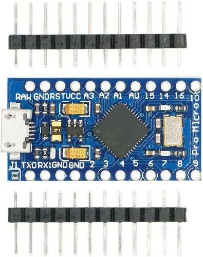 Vista 3 de Pro Micro para Arduino Leonardo Chromebook Deployments ATmega32U4 5V/16MHz Placa de módulo con 2 filas pin Header Reemplazar ATmega328 Arduino Pro