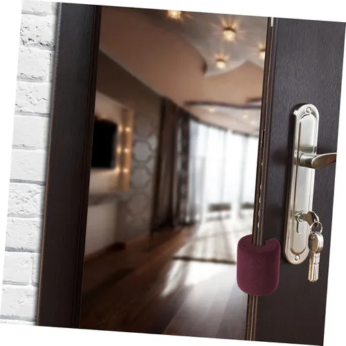 Vista 4 de ibasenice 2 sets tapón de puerta para el hogar dedo protector niño manija de puerta seguridad 2 unids*2