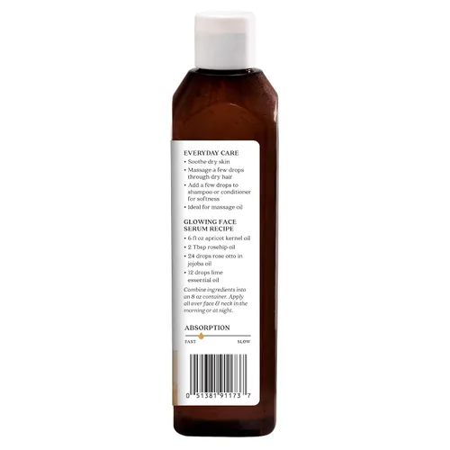 Vista 3 de Aura Cacia Aceite natural para el cuidado de la piel, grano de albaricoque rejuvenecedor con vitamina E, 16 onzas líquidas
