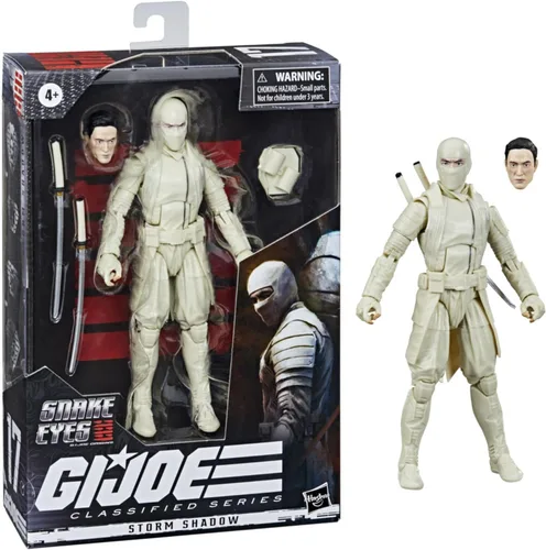 Vista 2 de G.I. Joe Serie clasificada Snake Eyes: G.I. Joe Origins Storm Shadow Figura de acción 17, juguete de escala premium de 6 pulgadas con paquete