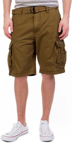Vista 18 de Unionbay Survivor pantalones cortos de cargo con cinturón para hombre