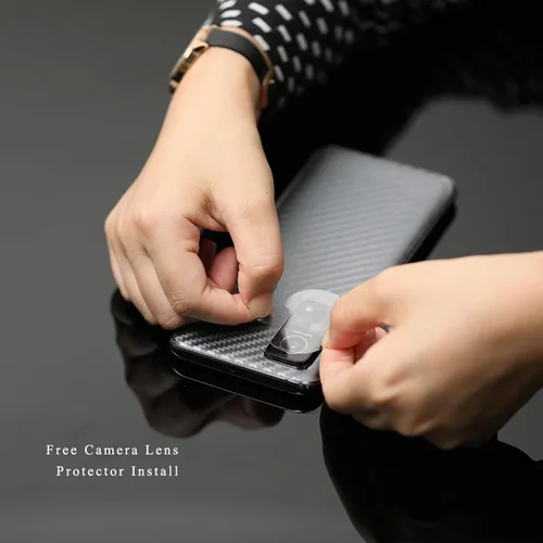 Vista 4 de Ibywind Protector de pantalla para Xiaomi 10T/10T Pro, con 2 piezas de vidrio templado, 1 protector de lente de cámara, 1 película de fibra