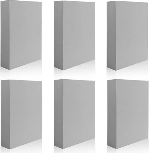 Vista 19 de BAOFALI 12 sellos de espuma moldeables grises de espuma de plástico seco, bloque de espuma para cortar y secar espuma para escultura, modelado
