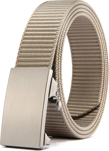 Vista 7 de CHAOREN Ratchet Belts for Men - 31mm Nylon Web Belt for Golf Tactical Work Casual, Adjustable Webbing with Ratcheting Buckle