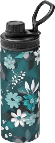 Vista 15 de Black Guitar Insulated Stainless Steel Kettle Print Funny Water Bottle Insulated Ideal for Sports and Travel