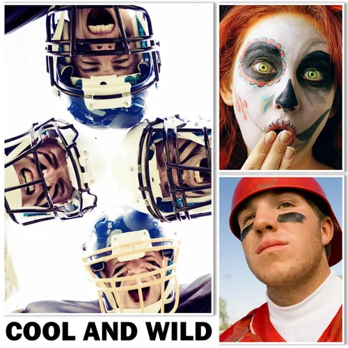 Vista 5 de CAHIUYOA Eye Black Stick para deportes, profesional Eyeblack Deportes Fútbol, Béisbol, Softbol, Sombras de Ojos Negros para la Cara y Cuerpo Pintura