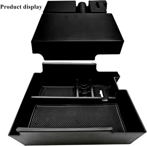 Vista 2 de Organizador de Consola Central Caja de Almacenamiento Interior compatible con Ford Explorer 2019 2018 2017 2016 2015 2014 2013 2012 Accesorios