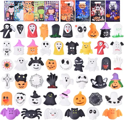 Vista 15 de 30 piezas de juguetes esponjosos Kawaii, juguetes blandos Mochi para niños, recuerdos de fiesta, mini juguetes esponjosos para aliviar el estrés
