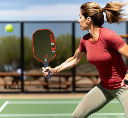 Vista 8 de PELLO PXVamos - Paleta de pickleball de fibra de carbono cruda Aprobado por USAPA Toray 700 fibra de carbono Núcleo de panal de polipropileno