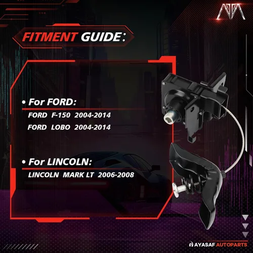 Vista 2 de Cabrestante de neumático de repuesto para Ford 2004-2014 F-150/Lobo (México), para Lincoln 2006-2008 Mark LT