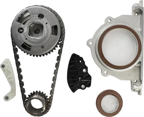 Vista 8 de KAX 5.7 HEMI MDS Kit de elevadores Kit de cadena de distribución Kit de árbol de levas Junta de cabezal de bomba de agua de aceite para Ram 1500