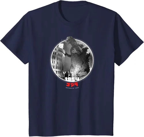 Vista 34 de Godzilla 1954 Icons of Toho - Camiseta pequeña Negro