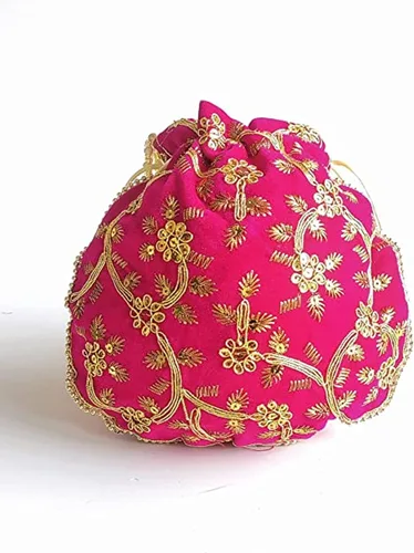 Vista 7 de PANACHE MERCHANT - Bolsa decorativa para mujer, bolsa Batwa con mango de perlas, bolso de mano para mujer