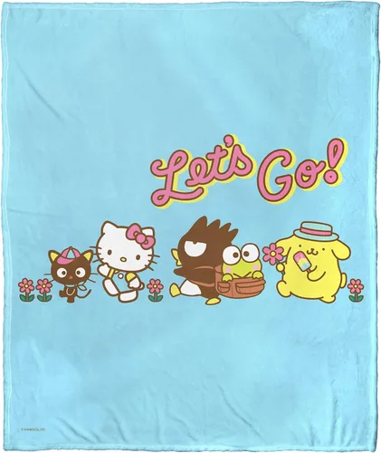 Vista 20 de Northwest Hello Kitty - Manta de seda táctil, 50 x 60 pulgadas, amigos de la playa