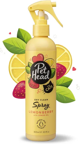 Vista 9 de Pet Head Felin' Good Cat - Espuma sin enjuague, aroma afrutado con aloe vera, champú seco para gatos malolientes, vegano, seguro para lamidas