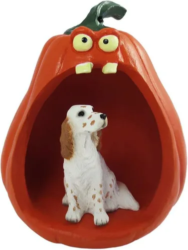 Vista 135 de Conversation Concepts Figura de Corgi galés de Halloween y calabaza Welsh Corgi Pembroke