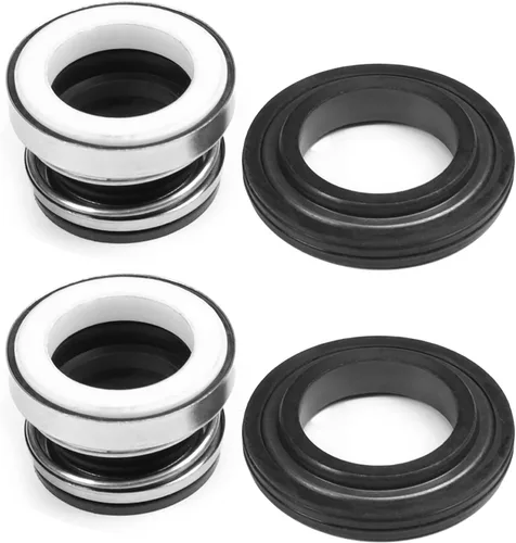 Vista 11 de Othmro Reemplazo mecánico del sello del eje 103-12 para el eje de la bomba Bombas de agua Eje de sellado mecánico Aleación de plástico 2pcs