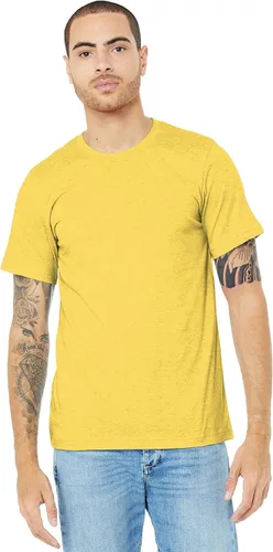 Vista 18 de Bella + Canvas Camiseta unisex de punto Heather CVC para adultos Gris jaspeado (Athletic Heather Gray)