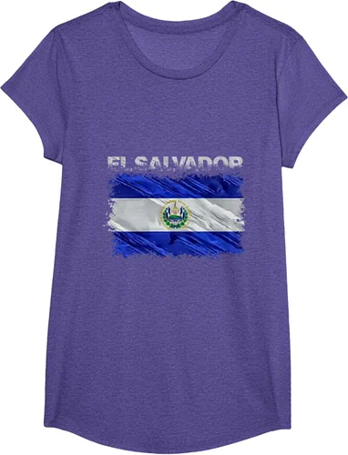 Vista 19 de Camiseta El Salvador, Negro