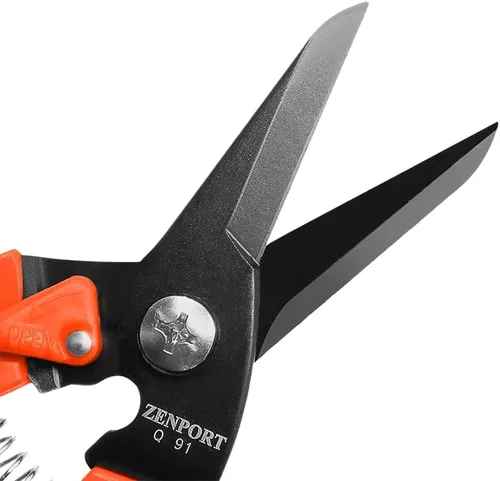 Vista 3 de Zenport Q91 Ultra Twig and Hoof - Tijeras para recortar pezuñas, 7.25 pulgadas, color naranja