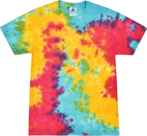 Vista 68 de Colortone Camisetas Tie Dye para Hombre y Mujer - Camisetas de manga corta unisex Tie-Dye para adultos Acadia