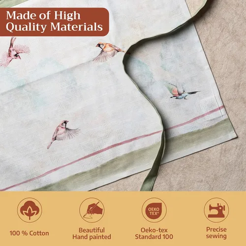 Vista 462 de Maison d' Hermine Delantales para mujer con bolsillo, 100% algodón (27.50 x 31.50 pulgadas)