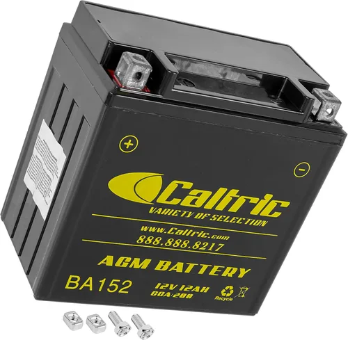 Vista 5 de Caltric Agm - Batería compatible con Honda Trx500Fa Trx-500Fa Foreman Rubicon 500 4X4 2001-2008 2012 2013