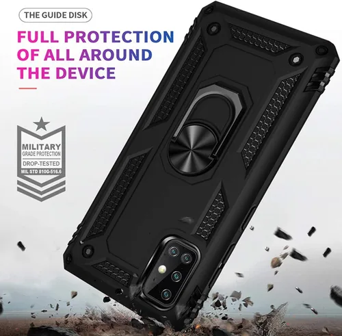 Vista 7 de STARSHOP Funda para teléfono Samsung Galaxy S20 FE 5G, con protector de pantalla de vidrio templado incluido, funda protectora de grado militar a