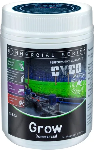 Vista 4 de CYCO Serie comercial Bloom, Fertilizante en polvo micronizado de una parte para aplicaciones hidropónicas y de suelo, 26.46 oz.