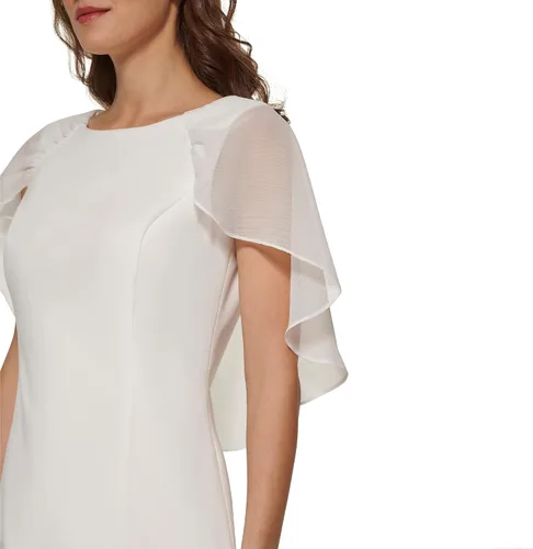 Vista 5 de DKNY Vestido combinado de manga corta para mujer