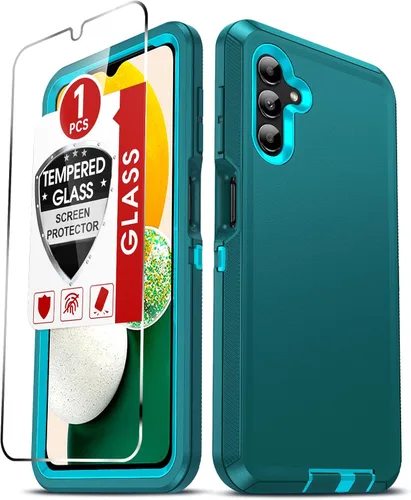 Vista 40 de LeYi Funda compatible con Samsumg Galaxy A05 4G: Galaxy A05 4G con resistente a los golpes, 3 en 1 de cuerpo completo, protección resistente