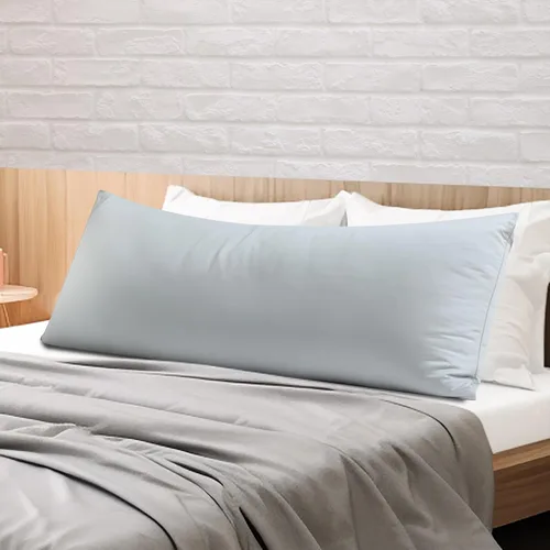 Vista 9 de Juego de 2 protectores de almohada 100% algodón egipcio, 600 hilos tamaño estándar con cremallera, fundas refrescantes de tejido satinado, Beige