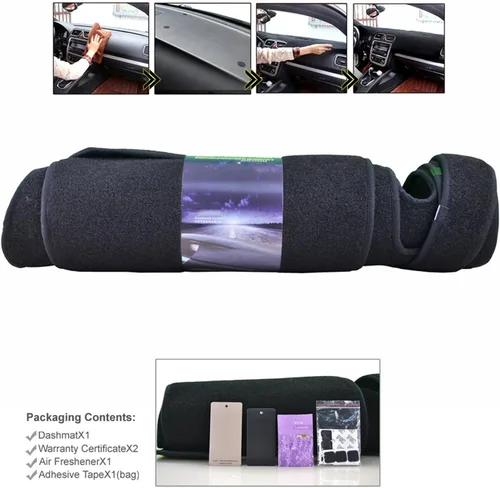 Vista 5 de Cubierta de tablero para toyotas Prado 2010-2014 2015 2016 cubierta de tablero de instrumentos Mat cubierta de tablero cubierta de almohadilla