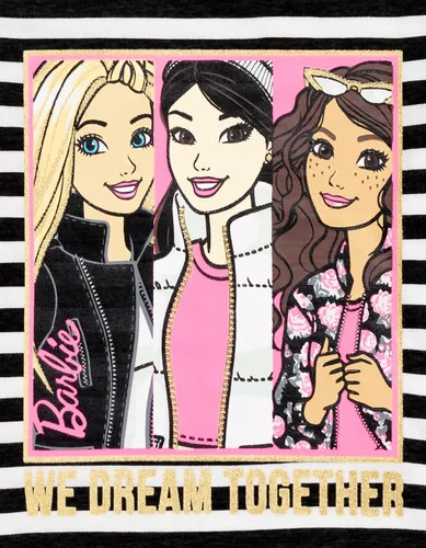 Vista 6 de Barbie Camiseta y tutú de malla para niñas pequeñas a grandes