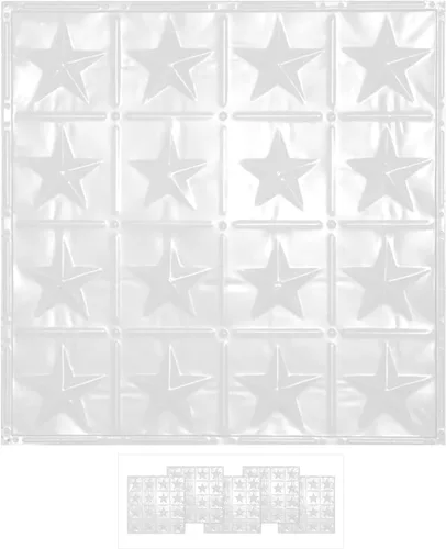 Vista 19 de American Tin Ceilings Kit de 5 unidades: azulejos metálicos para clavar en patrón #2 clavado y color sin terminar. 24 x 24 pulgadas