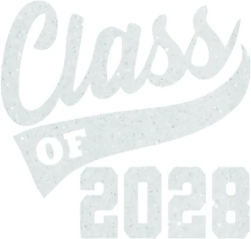 Vista 17 de Adhesivo de graduación para planchar en la clase de 2028, calcomanía para camiseta de secundaria, parche de graduación HTV para graduados