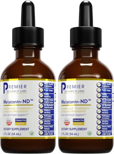 Vista 7 de Premier Research Labs Melatonina-ND - Melatonina líquida, melatonina líquida para adultos, gotas sublinguales de melatonina, hechas con ingredientes