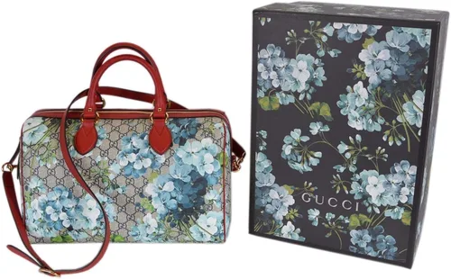 Vista 5 de Gucci para mujer GG supreme Florece Convertible Boston bolsa