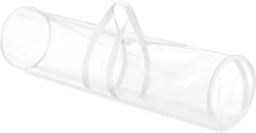 Vista 10 de Organizador de papeles de regalo Whitmor, Plástico, paquete de uno Transparente 31" Largo