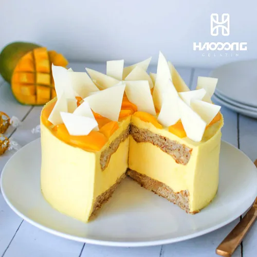 Vista 7 de HAODONG Hojas de gelatina oro - Gelatina de hoja de res 200 Bloom (40g, 18-20 hojas) para hornear postres, glaseado espejo, mousse, pastel