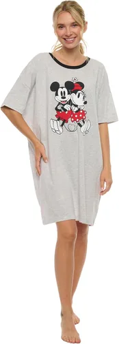 Vista 14 de Disney Pijama para mujer con estampado de Mickey y Minnie Mouse, talla única y talla grande Navidad