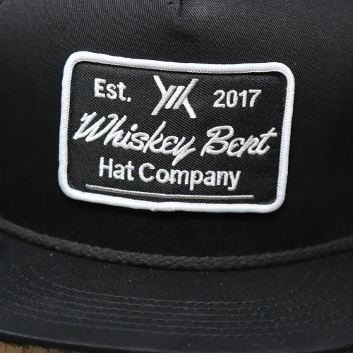 Vista 3 de WHISKEY BENT HAT CO. Sombreros ajustables Cheyenne Snapback Negro