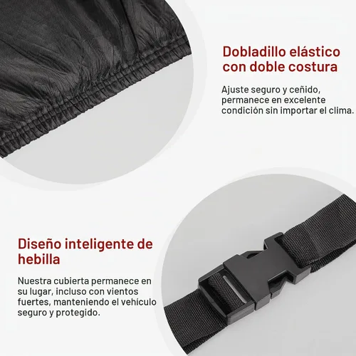 Vista 4 de Puroma Cubierta para ATV, L 78.7'' Impermeable para Exteriores Resistente 4 Ruedas Quad a Prueba de Todo Clima Protección UV para Polaris