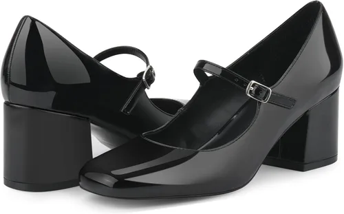 Vista 7 de JENN ARDOR Zapatos de tacón grueso para mujer, zapatos de vestir Mary Jane con punta cerrada, cómodos zapatos de vestir con punta cuadrada