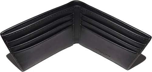 Vista 2 de Michael Kors Andy Slim - Cartera de piel para hombre, 6 bolsillos, color negro