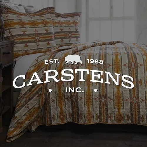 Vista 4 de CARSTENS, INC. Western Aztec Country - Juego de ropa de cama de microfibra de 3 piezas, juego de edredón de microfibra de 3 piezas, Wrangler Western