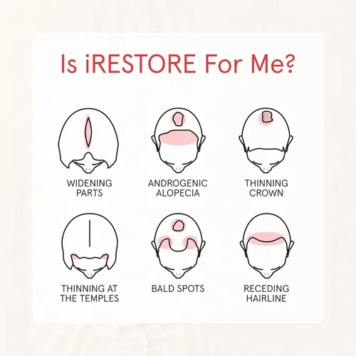 Vista 6 de iRESTORE Acondicionador de cabello biotina para cabello seco dañado, bueno para el crecimiento del cabello fino, acondicionador voluminizador
